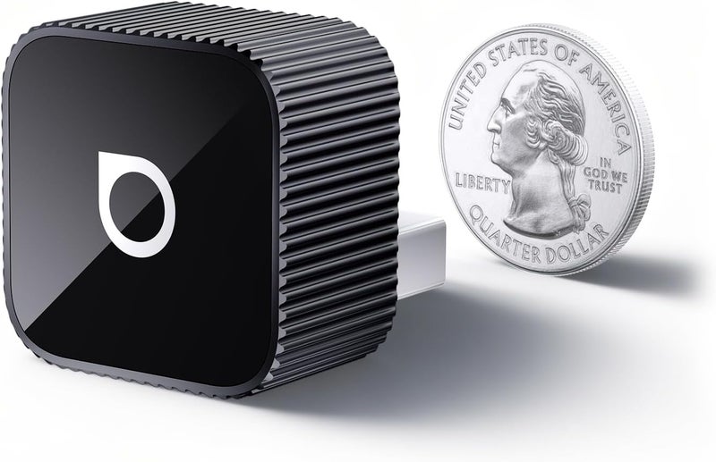 Ottocast 2026 Upgrade Mini Cube 3.0, 2-in-1 Wireless CarPlay & Android Auto Adapter, Plug & Play Dongle, Fast Auto-Reconnect, Dual-Band 5Ghz, for Cars with Wired CarPlay & Android Auto (Black) - Image 1